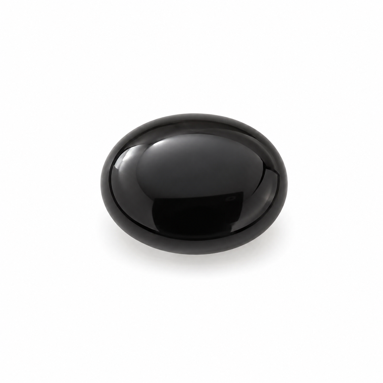 Yemeni Black Aqeeq Cabochon