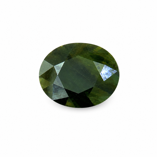 Natural Madagascar Green Sapphire 16.47 Ct | Certified