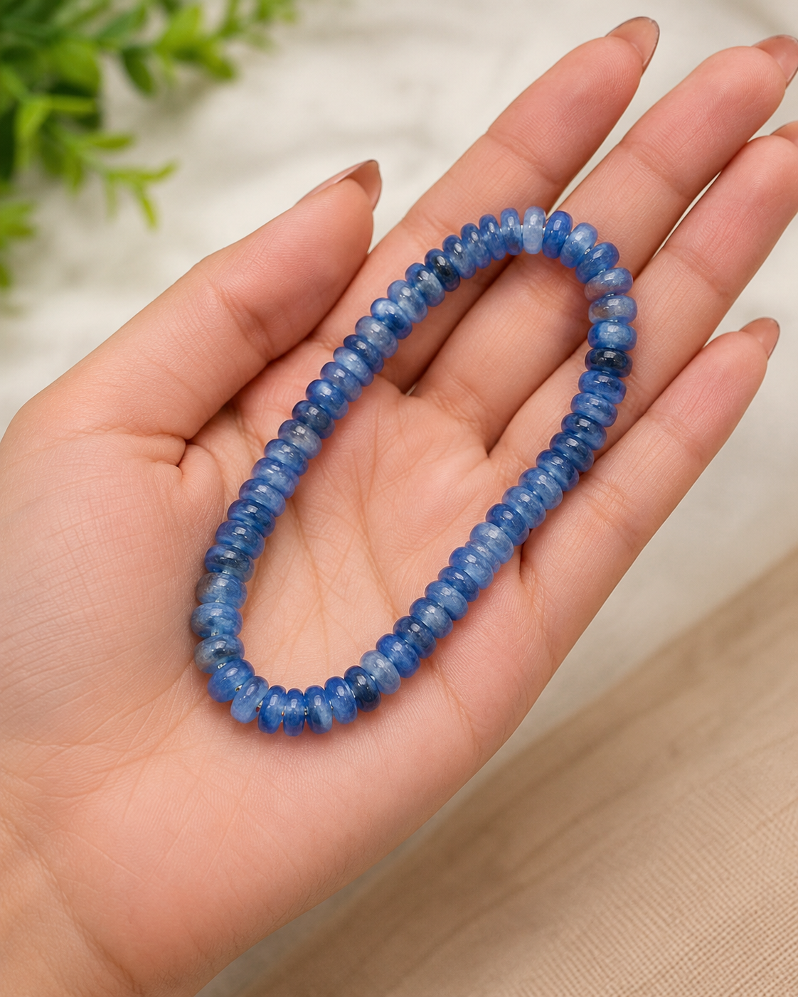 Certified Natural Kyanite Bracelet