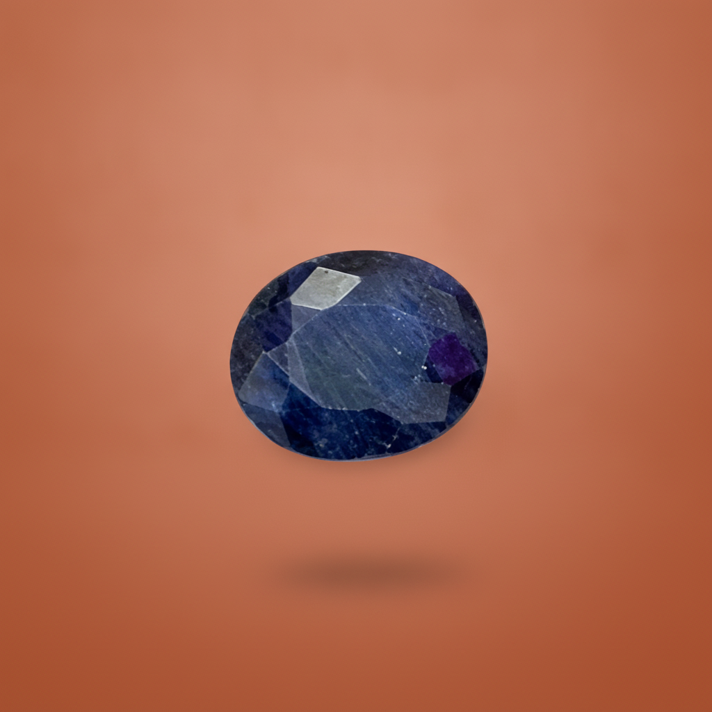 Natural Ceylon Blue Sapphire 15.38 Ct | Certified Sri Lankan Sapphire