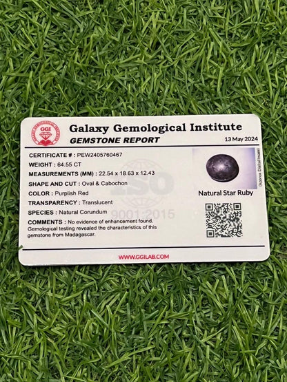 Natural Star Ruby | Certified